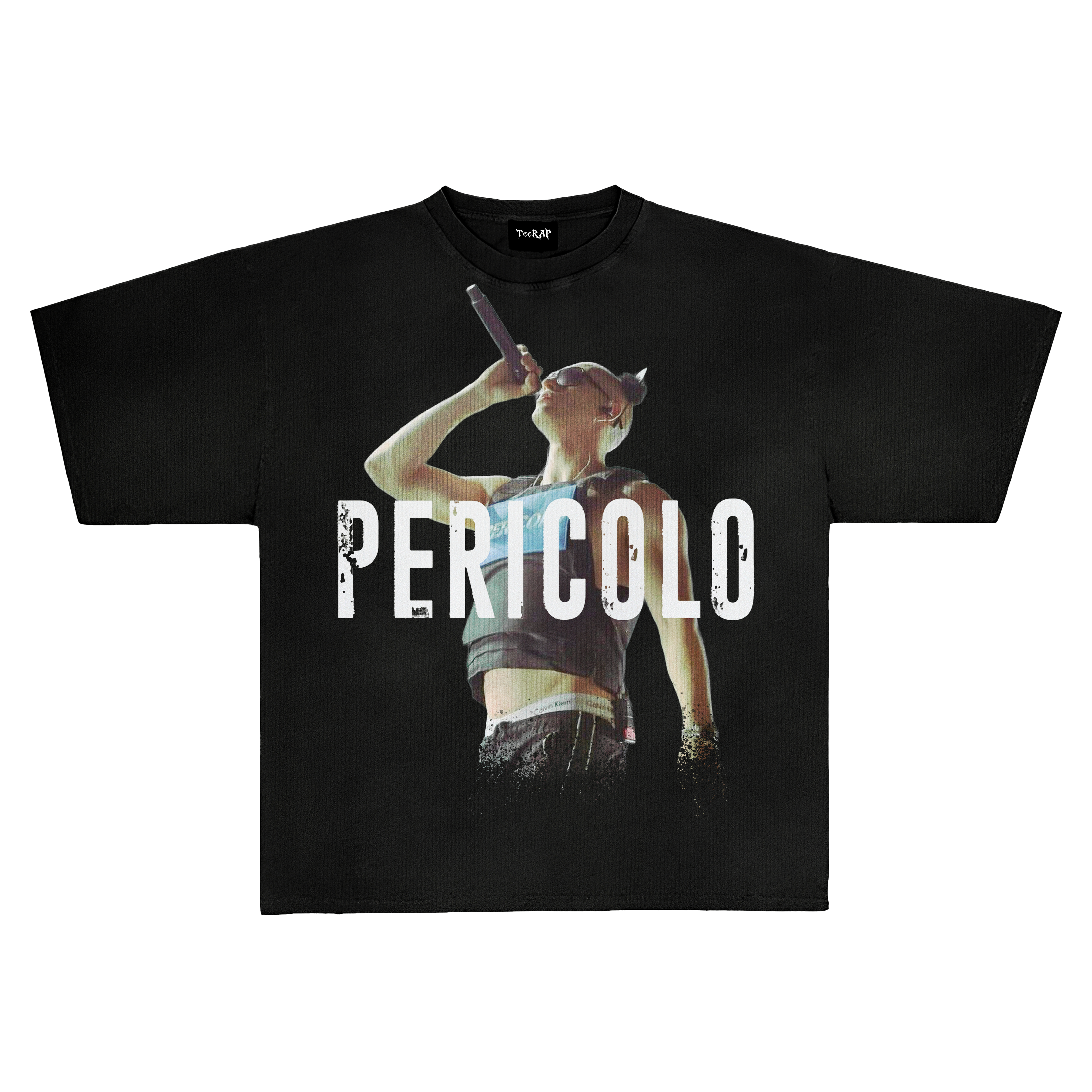 MASSIMO PERICOLO BIG TXT TEE