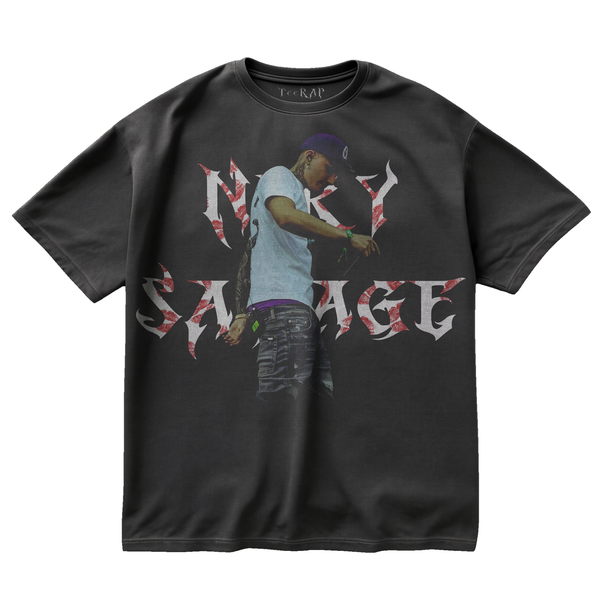 NIKY SAVAGE BIG TEXT TEE